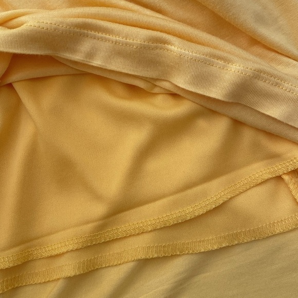 VENUS Yellow Sheath Casual Sleeveless Stretch Scoop Neck Mini Dress size S - Picture 7 of 9